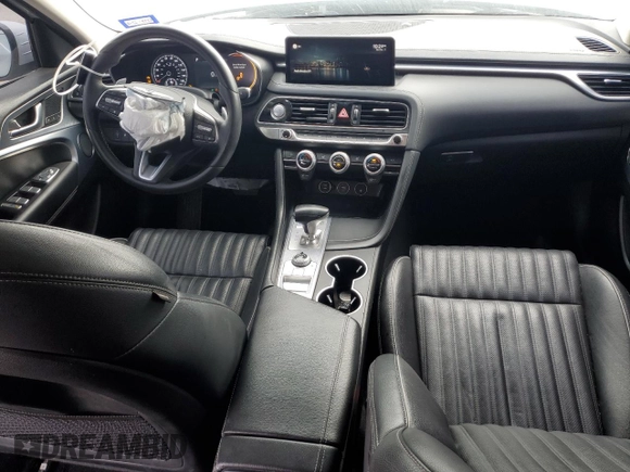 2022 Genesis G70 2.0T with VIN KMTG34TA2NU088116, listed as a Copart auction lot 85489634 with 83,335 mi miles and Clean Title. Bid and sale history available at DreamBid. Image 8.