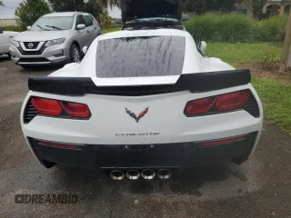 2017 Chevrolet Corvette Grand Sport 2LT with VIN 1G1YY2D77H5101557, listed as a Copart auction lot 74823244 with 0 mi miles and Salvage Title. Bid and sale history available at carsss.com. Image 6.