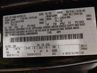 2020 Ford Escape Titanium с VIN 1FMCU9J95LUB09095, выставлен на аукционе IAAI как лот 41648235 с пробегом 68 474 миль миль и . История ставок и продаж доступна на DreamBid. Изображение 9.