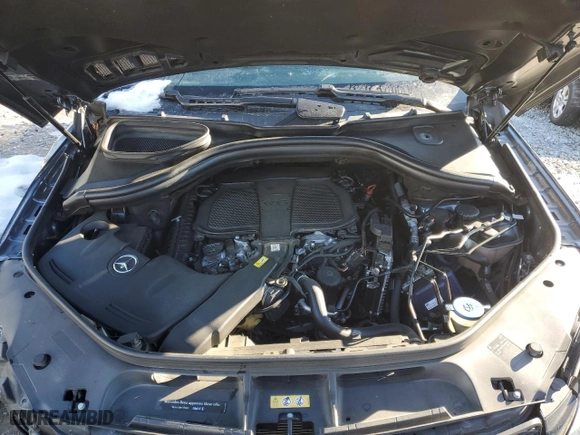 2016 Mercedes-Benz GLE with VIN 4JGDA5JBXGA634833, listed as a Copart auction lot 87335454 with NaN miles and Salvage Title. Bid and sale history available at carsss.com. Image 13.