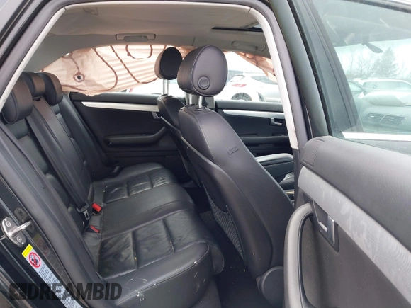 2007 Audi A4 2.0T with VIN WAUDF98E37A025495, listed as a IAAI auction lot 41636086 with 182,248 mi miles. Bid and sale history available at carsss.com. Image 8.