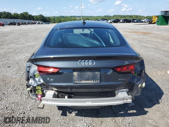 2022 Audi A5 Sportback Premium with VIN WAUABCF58NA040165, listed as a Copart auction lot 65185634 with 34,527 mi miles and Salvage Title. Bid and sale history available at carsss.com. Image 6.