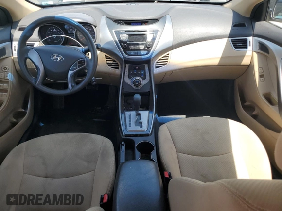 2013 Hyundai Elantra GLS with VIN 5NPDH4AE3DH270151, listed as a Copart auction lot 64808375 with 129,193 mi miles and Clean title. Bid and sale history available at DreamBid. Image 8.