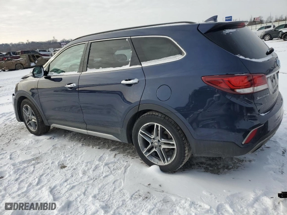 2017 Hyundai Santa Fe Limited Ultimate with VIN KM8SRDHFXHU175080, listed as a Copart auction lot 45749745 with 140,956 mi miles and Salvage Title. Bid and sale history available at carsss.com. Image 2.