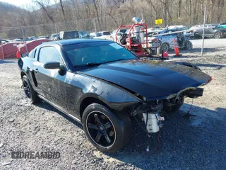2010 Ford Mustang V6 with VIN 1ZVBP8AN0A5181535, listed as a IAAI auction lot 41881435 with 163,022 mi miles. Bid and sale history available at carsss.com. Image 1.