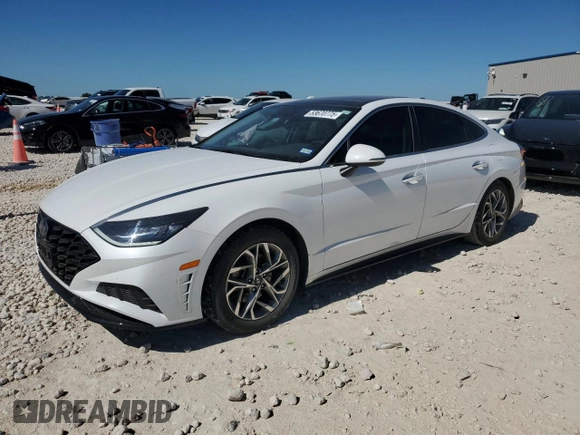 2020 Hyundai Sonata SEL z VIN 5NPEF4JA2LH002360, wystawiony jako Copart lot #53670775 z przebiegiem 118 561 mil mil oraz Szkoda całkowita • Salvage title. Historia ofert i sprzedaży dostępna na DreamBid. Obrazek 1.