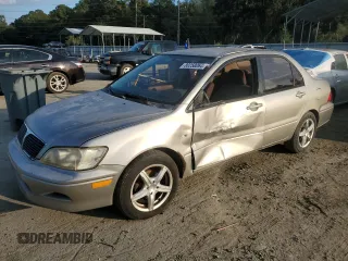 2002 Mitsubishi Lancer ES with VIN JA3AJ26E42U029589, listed as a Copart auction lot 80250264 with 215,276 mi miles and Salvage Title. Bid and sale history available at carsss.com. Image 1.