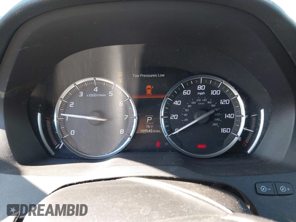 2015 Acura MDX Tech Pkg with VIN 5FRYD4H48FB026490, listed as a IAAI auction lot 41791560 with 190,000 mi miles. Bid and sale history available at carsss.com. Image 7.