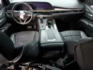 2022 Cadillac Escalade ESV Sport Platinum with VIN 1GYS4RKL5NR333865, listed as a Copart auction lot 80776844 with 71,297 mi miles and Salvage title. Bid and sale history available at DreamBid. Image 8.