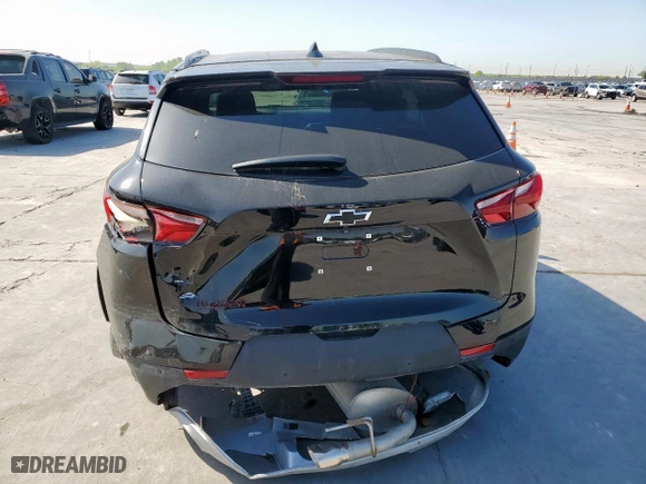 2020 Chevrolet Blazer LT with VIN 3GNKBCRS6LS670844, listed as a Copart auction lot 52125035 with 13,839 mi miles and Salvage Title. Bid and sale history available at carsss.com. Image 6.