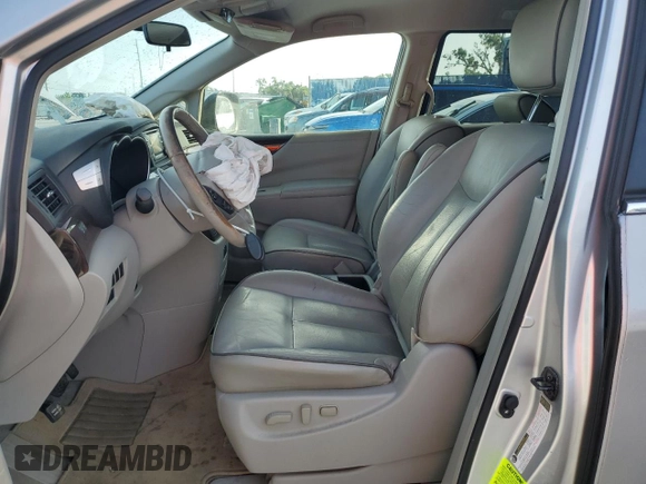 2013 Nissan Quest SV with VIN JN8AE2KP3D9061764, listed as a Copart auction lot 60849965 with Not provided miles and Salvage title. Bid and sale history available at DreamBid. Image 7.