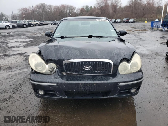 2003 Hyundai Sonata GLS with VIN KMHWF35H93A889433, listed as a Copart auction lot 52028295 with 159,566 mi miles and Salvage Title. Bid and sale history available at carsss.com. Image 5.