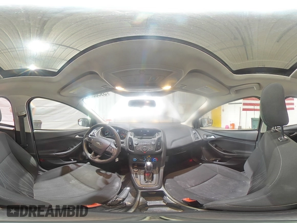 2015 Ford Focus SE with VIN 1FADP3F23FL282798, listed as a Copart auction lot 59588875 with 138,531 mi miles and Salvage title. Bid and sale history available at DreamBid. Image 14.