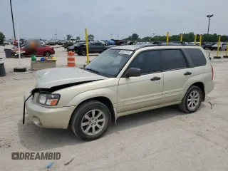2005 Subaru Forester XS with VIN JF1SG65655H740002, listed as a Copart auction lot 60872585 with 114,340 mi miles and Salvage title. Bid and sale history available at DreamBid. Image 1.