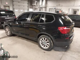 2013 BMW X3 xDrive28i with VIN 5UXWX9C57D0A18424, listed as a IAAI auction lot 41967945 with 106,479 mi miles. Bid and sale history available at carsss.com. Image 3.