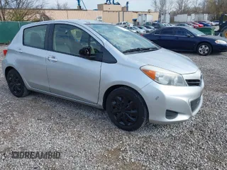 2013 Toyota Yaris L with VIN JTDKTUD32DD559222, listed as a IAAI auction lot 41883929 with 156,479 mi miles. Bid and sale history available at carsss.com. Image 1.