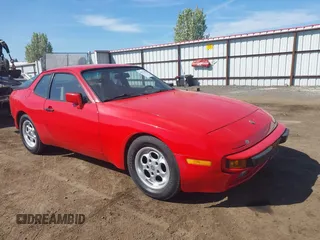 1984 Porsche 944 with VIN WP0AA0948EN456264, listed as a IAAI auction lot 42134801 with 54,339 mi miles and . Bid and sale history available at carsss.com. Image 1.