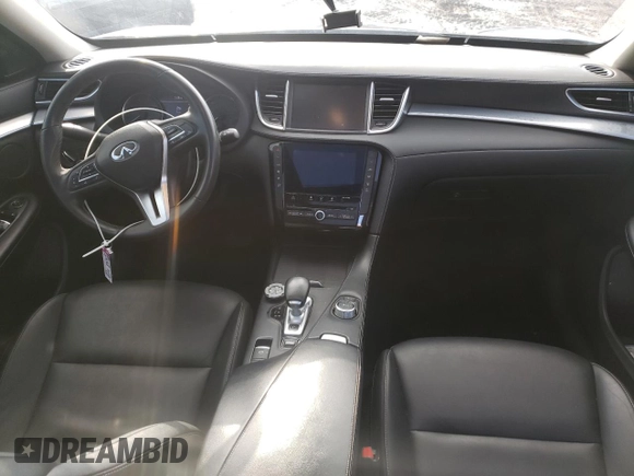 2019 Infiniti QX50 LUXE with VIN 3PCAJ5M18KF135877, listed as a Copart auction lot 71005802 with 55,640 mi miles. Bid and sale history available at carsss.com. Image 8.