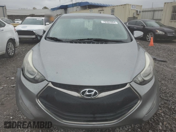 2014 Hyundai Elantra Coupe with VIN KMHDH6AH4EU029370, listed as a Copart auction lot 79304904 with 117,137 mi miles and Salvage Title. Bid and sale history available at carsss.com. Image 5.