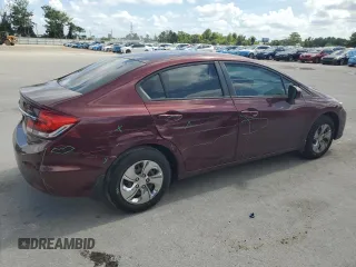 2014 Honda Civic LX z VIN 19XFB2F54EE041104, wystawiony jako Copart lot #61161155 z przebiegiem 180 574 mil mil oraz Szkoda całkowita • Salvage title. Historia ofert i sprzedaży dostępna na DreamBid. Obrazek 3.