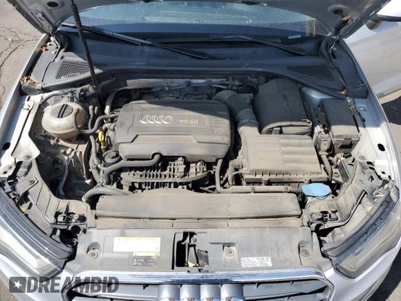 2015 Audi A3 1.8T Premium with VIN WAUACGFFXF1003701, listed as a Copart auction lot 51158475 with 92,166 mi miles and Salvage Title. Bid and sale history available at carsss.com. Image 12.