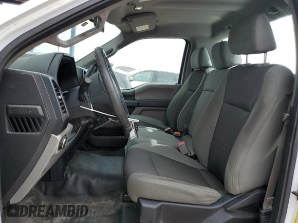 2015 Ford F-150 XL with VIN 1FTMF1C89FKD69802, listed as a Copart auction lot 47600995 with 107,896 mi miles and Salvage title. Bid and sale history available at DreamBid. Image 7.