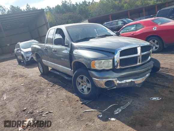 2005 Dodge 1500 SLT with VIN 1D7HA18N95S210796, listed as a IAAI auction lot 40763914 with 216,415 mi miles. Bid and sale history available at carsss.com. Image 1.