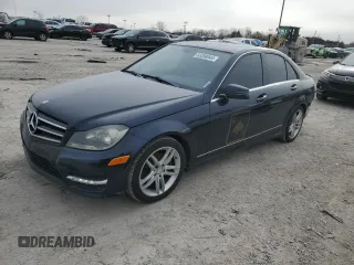 2014 Mercedes-Benz C 250 Sport with VIN WDDGF4HB7EG199014, listed as a Copart auction lot 83358944 with 160,158 mi miles and Non repairable. Bid and sale history available at DreamBid. Image 1.