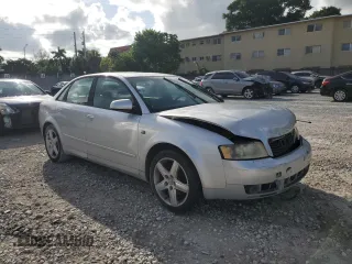 2005 Audi A4 1.8T with VIN WAUJC68E55A119272, listed as a Copart auction lot 73640764 with 126,345 mi miles and Salvage Title. Bid and sale history available at carsss.com. Image 4.