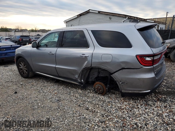 2021 Dodge Durango SXT Plus with VIN 1C4RDJAGXMC765329, listed as a Copart auction lot 82186314 with 66,852 mi miles and Salvage title. Bid and sale history available at DreamBid. Image 2.