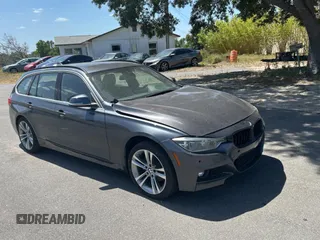 2017 BMW 3 Series 330i xDrive with VIN WBA8K3C38HA022948, listed as a Copart auction lot 55524325 with 34,232 mi miles and Clean Title. Bid and sale history available at carsss.com. Image 1.
