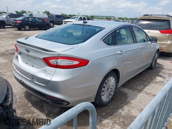 2014 Ford Fusion Titanium with VIN 3FA6P0K99ER181842, listed as a IAAI auction lot 42093066 with 115,798 mi miles. Bid and sale history available at carsss.com. Image 4.