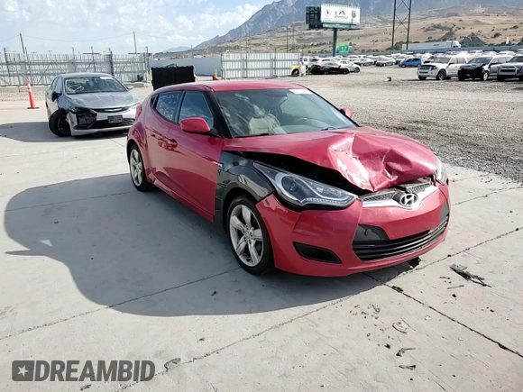 2012 Hyundai Veloster w/Gray Int with VIN KMHTC6ADXCU066489, listed as a Copart auction lot 60538585 with 161,917 mi miles and Salvage title. Bid and sale history available at DreamBid. Image 14.
