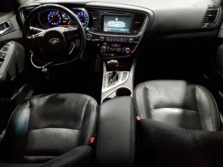 2014 Kia Optima SXL Turbo with VIN 5XXGR4A67EG349273, listed as a Copart auction lot 47258705 with 95,095 mi miles and Salvage Title. Bid and sale history available at DreamBid. Image 8.