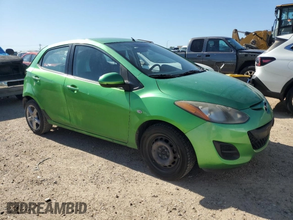 2013 Mazda Mazda2 Sport with VIN JM1DE1KY0D0157951, listed as a Copart auction lot 53934215 with 187,534 mi miles and Salvage Title. Bid and sale history available at carsss.com. Image 4.