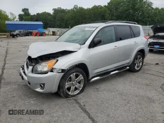 2010 Toyota RAV4 Sport with VIN 2T3WF4DV8AW023979, listed as a Copart auction lot 61334925 with 201,520 mi miles and Salvage title. Bid and sale history available at DreamBid. Image 1.