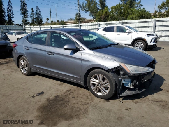 2019 Hyundai Elantra Preferred with VIN KMHD84LF8KU823736, listed as a Copart auction lot 42665585 with 102,132 mi miles and Salvage Title. Bid and sale history available at carsss.com. Image 4.