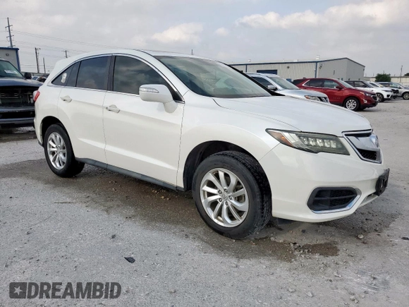 2017 Acura RDX Technology with VIN 5J8TB3H59HL012989, listed as a Copart auction lot 57475625 with 55,087 mi miles and Clean title. Bid and sale history available at DreamBid. Image 4.