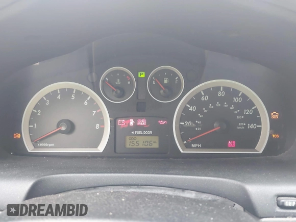 2006 Hyundai Santa Fe GLS with VIN KM8SC13D56U071213, listed as a IAAI auction lot 42239720 with 155,106 mi miles and . Bid and sale history available at DreamBid. Image 7.