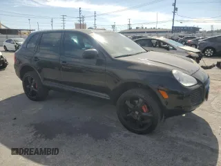 2006 Porsche Cayenne Turbo with VIN WP1AC29P56LA90811, listed as a Copart auction lot 75862554 with 150,622 mi miles and Salvage Title. Bid and sale history available at carsss.com. Image 4.