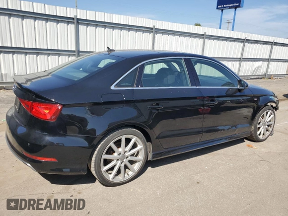 2016 Audi A3 with VIN WAUG7GFF2G1036563, listed as a Copart auction lot 68126464 with 123,657 mi miles and Salvage title. Bid and sale history available at DreamBid. Image 3.