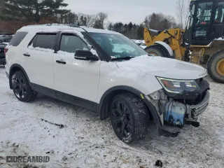 2019 Ford Explorer Sport with VIN 1FM5K8GT4KGA47715, listed as a Copart auction lot 89241375 with 82,147 mi miles and Salvage Title. Bid and sale history available at carsss.com. Image 4.