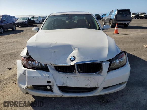 2007 BMW 3 Series 328i with VIN WBAVA33507PG49424, listed as a Copart auction lot 44634465 with 178,634 mi miles and Salvage Title. Bid and sale history available at DreamBid. Image 5.