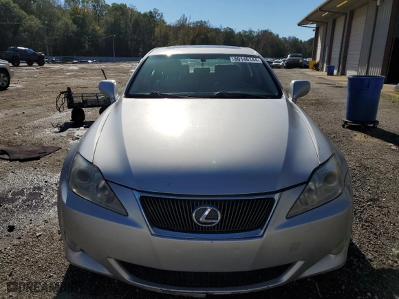2008 Lexus IS 250 with VIN JTHBK262285084813, listed as a Copart auction lot 80146144 with 0 mi miles and Salvage Title. Bid and sale history available at carsss.com. Image 5.