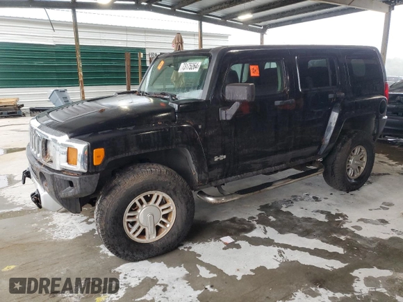 2008 Hummer H3 SUV with VIN 5GTEN13E588115123, listed as a Copart auction lot 73175264 with 156,737 mi miles and Clean Title. Bid and sale history available at carsss.com. Image 1.