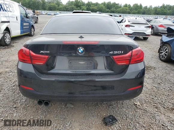 2018 BMW 4 Series 430i xDrive with VIN WBA4Z3C56JEC48743, listed as a Copart auction lot 62464885 with 70,968 mi miles and Salvage title. Bid and sale history available at DreamBid. Image 6.