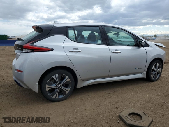 2019 Nissan LEAF SL Plus z VIN 1N4BZ1CP8KC309073, wystawiony jako Copart lot #57814845 z przebiegiem 69 098 mil mil oraz Szkoda całkowita • Salvage title. Historia ofert i sprzedaży dostępna na DreamBid. Obrazek 3.