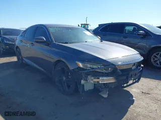 2018 Honda Accord Sedan Sport 1.5T with VIN 1HGCV1F35JA145795, listed as a IAAI auction lot 41668856 with 100,010 mi miles. Bid and sale history available at carsss.com. Image 1.