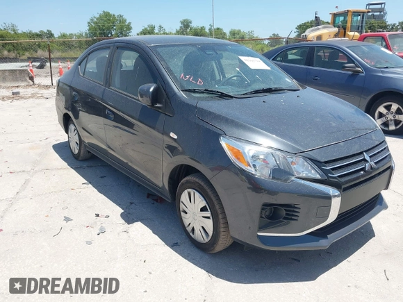 2024 Mitsubishi Mirage ES z VIN ML32FUFJ7RHF11224, wystawiony jako IAAI lot #42165793 z przebiegiem 6726 mil mil oraz . Historia ofert i sprzedaży dostępna na DreamBid. Obrazek 1.