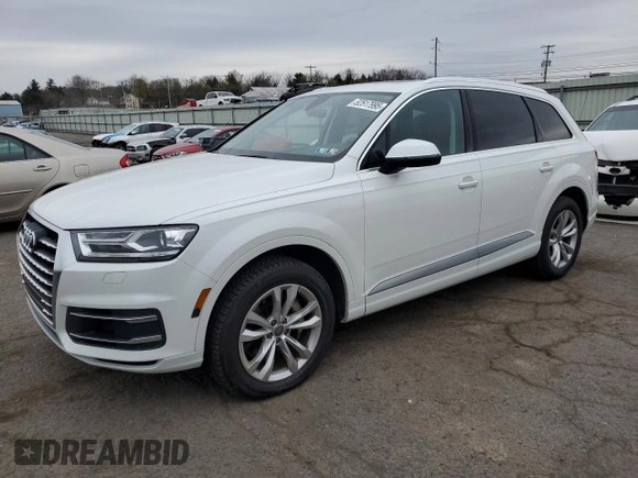 2017 Audi Q7 Premium Plus with VIN WA1LAAF7XHD025815, listed as a Copart auction lot 52517995 with 129,169 mi miles and Clean Title. Bid and sale history available at carsss.com. Image 1.